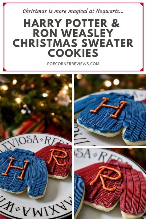 Harry Potter and Ron Weasley’s Christmas Sweater Cookies | Christmas sweaters, Ron weasley ...