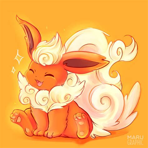 Flareon by Marugraphic on DeviantArt