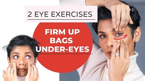 2 EYE EXERCISES to FIRM UP BAGS UNDER EYES/ Causes and Home Remedies - YouTube