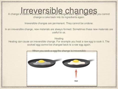 Irreversiblechanges