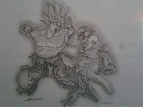 Goku VS Frieza Part 5/5 by Legendary8559 on DeviantArt