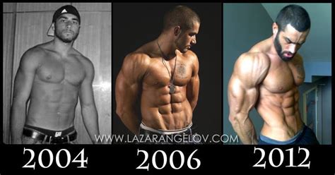 Lazar Angelov transformation from 2004 to 2012 - Workout Trends