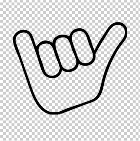 Hawaii Shaka Sign Symbol PNG, Clipart, Angle, Area, Black And White, Clip Art, Code Free PNG ...