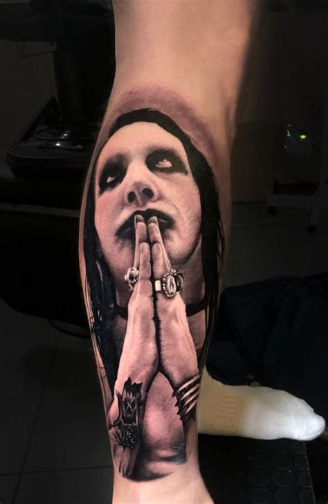 Marilyn Manson Tattoo - TattooLopedia