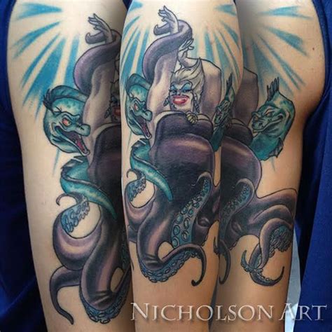 Pin by Camille Adams on tattoos | Ursula tattoo, Sleeve tattoos for ...