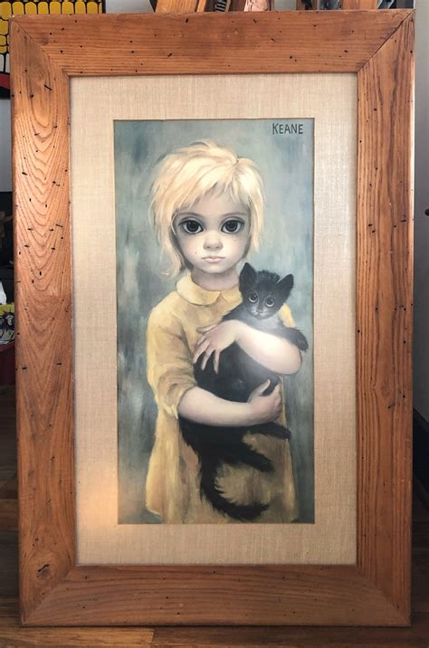 Margaret Keane Big Eyes Print Under Glass the - Etsy