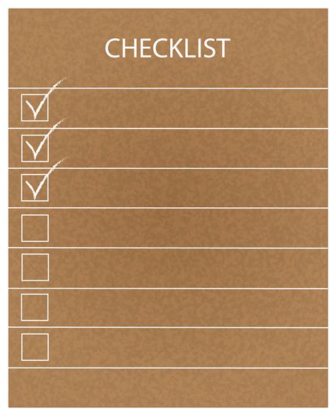 Tool Box Checklist Printable