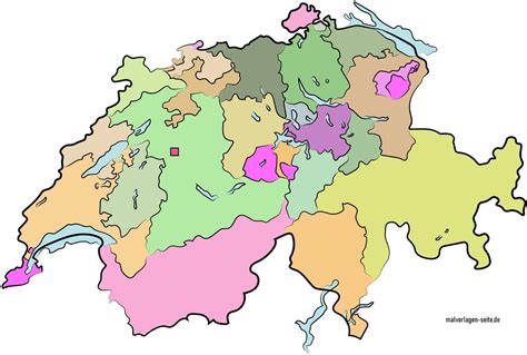 Kantone der Schweiz und ihre Hauptstädte in der Übersicht