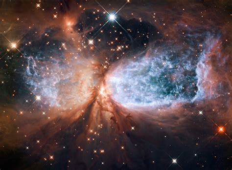 File:Star-forming region S106 (captured by the Hubble Space Telescope ...