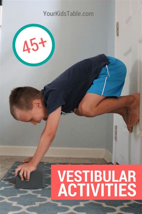 45 Essential Vestibular Activities and Input Ideas - Your Kid's Table | Vestibular activities ...