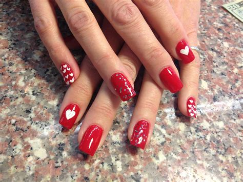 Red Nail Designs For Valentine's Day | The FSHN