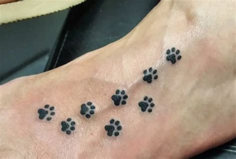 Cat Paw Print Tattoo Ideas