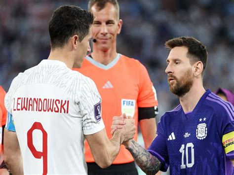 Watch Video | Lionel Messi Snubs Robert Lewandowski Handshake During ...