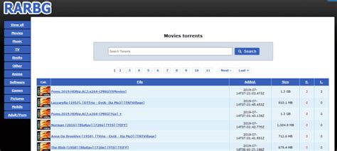 Rarbg Torrent Official Website and Mirror Links Unblock (Rarbg Proxy)