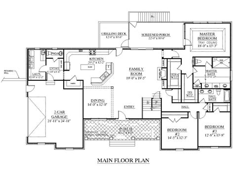 2500 Sq Ft Ranch Home Plans | plougonver.com