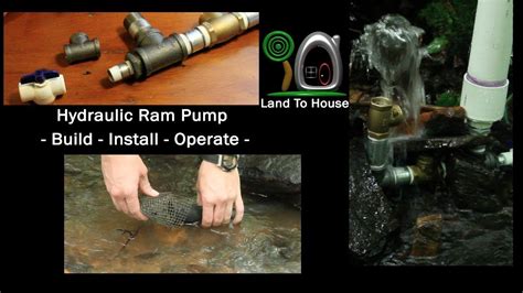 Hydraulic Ram Pump: Build-Install-Operate | Ram pump, Hydraulic ram, Water wheel