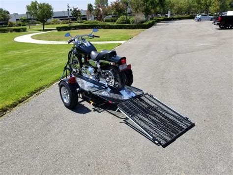 Single Rail Motorcycle Trailer | Tow Smart Trailers