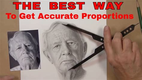 Realistic Drawing tutorial- Getting Proportions Drawn Correctly - YouTube