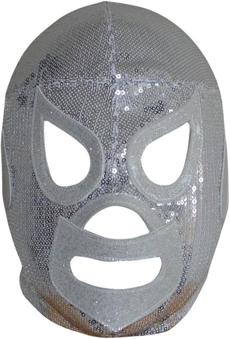 Amazon.com: El Santo Semi-Professional Lucha Libre Mask Adult Size Luchador Wrestling Mask ...