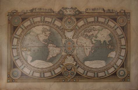 Steampunk World Map by barnsdale11 at deviantART. I'd love something ...