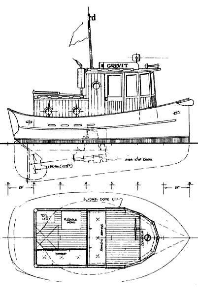 Free mini tugboat plans | Using the plan