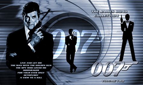 James Bond Collection - Movie DVD Custom Covers - 82James Bond Collection 2 - Silver :: DVD Covers