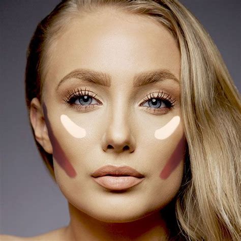 Use Contour, Highlighter, and Blush to Show Cheekbones! | Cheekbones, Cheekbones makeup, High ...