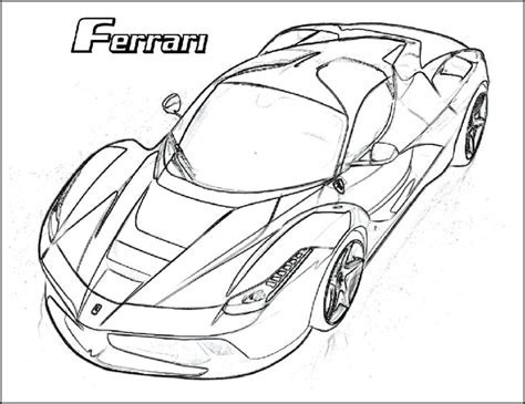 Supercar Coloring Pages at GetDrawings | Free download