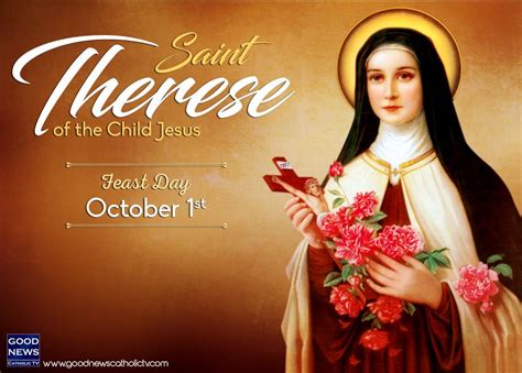 St. Therese of the Child Jesus - Feast Day October 1st | Child jesus ...