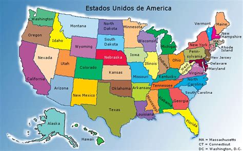 Mapas dos Estados Unidos da America | Roteiros e Dicas de Viagem | Mapa ...