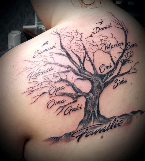 Family tree tattoo - Tattoo Designs for Women