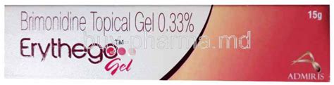 Buy Erythego, Brimonidine Gel Online Erythego Gel