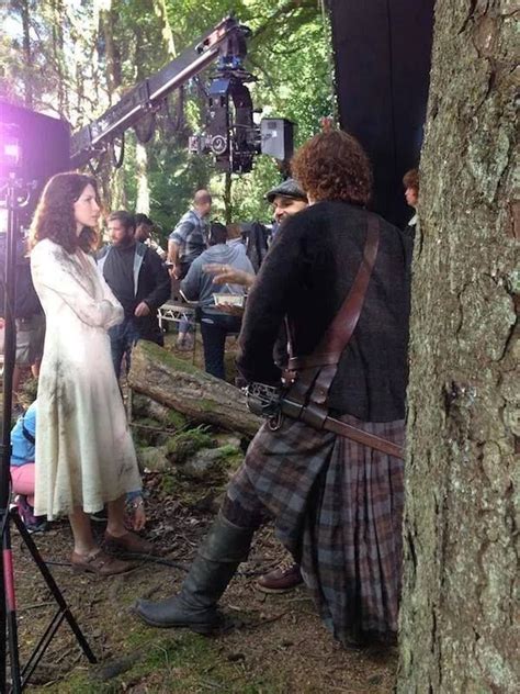 Behind the scenes of the Outlander set | Outlander starz, Outlander tv ...