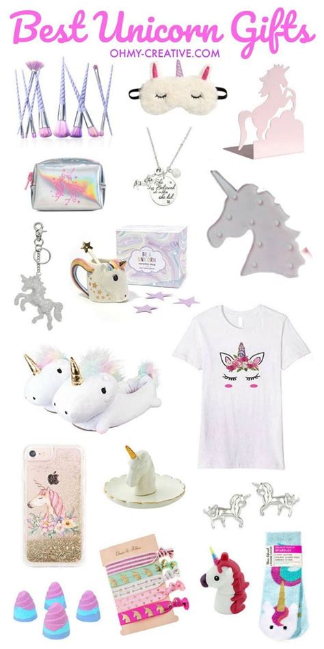 Best Unicorn Gifts - Oh My Creative | Birthday gifts for teens ...