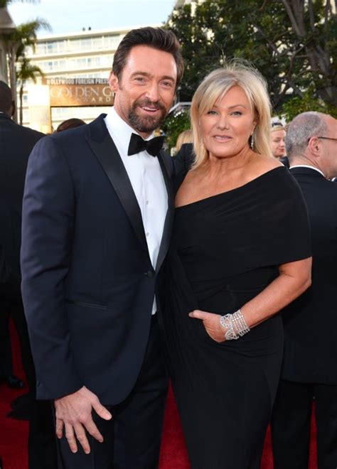 Deborra-Lee Furness and Hugh Jackman, Golden Globe Awards 2013 | Blue ...