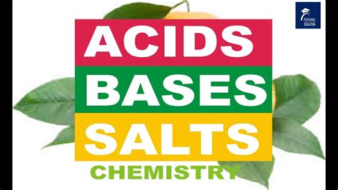 ACIDS, BASES, ALKALIS, SALTS, CHEMISTRY - YouTube