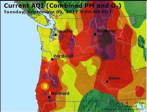 Central WA wildfires shroud Seattle in ash, smoke - seattlepi.com