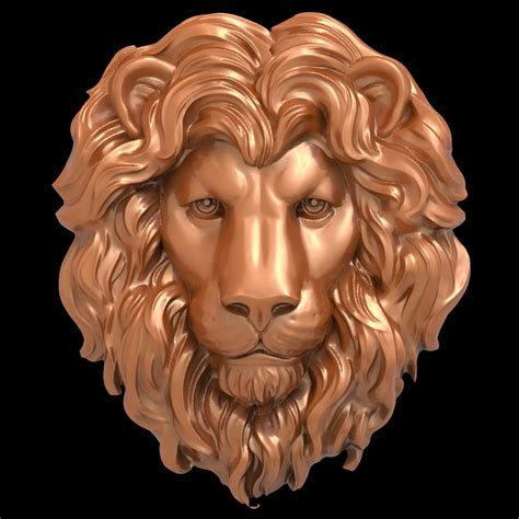 Lion Head Bas-relief 3D Print Model | ubicaciondepersonas.cdmx.gob.mx