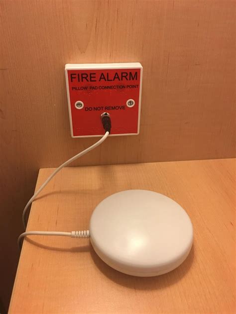 My hotel room has a vibrating fire alarm for deaf guests | Fire alarm ...