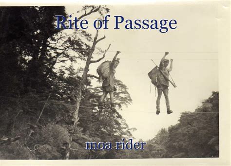 Rite of Passage, essay by moa rider