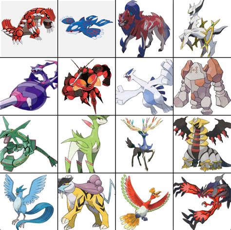 Legendary Pokemon they should release because we should get one from every type. : r/PokemonMasters