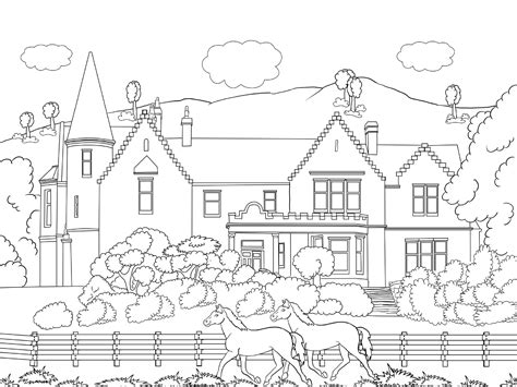 Beautiful Scenery Colouring Pages - In The Playroom