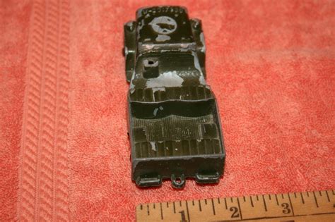 Vintage Marked W-2017590 S A. Green Cast Metal Army Jeep Toy | eBay