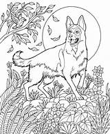German Shepherd Coloring Pages  Free Printable For Kids sketch template