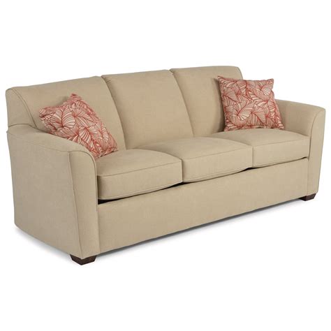 Flexsteel Lakewood Queen Sleeper Sofa with Flair Tapered Arms | A1 ...