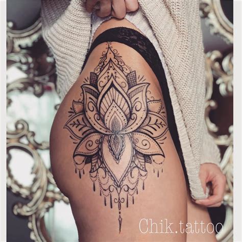 Tatuaje: Flor de loto por Steve Savard, Chik Tattoo - Tatuajes para Mujeres