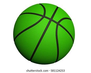 Basketball Ball Green Realistic Vector Illustration Stock Vector (Royalty Free) 730169875 ...