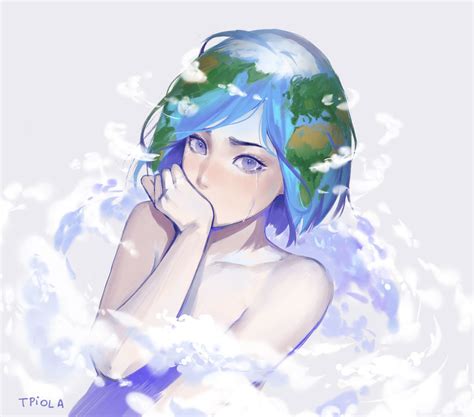 Earth-chan by Tpiola : r/Earthchan