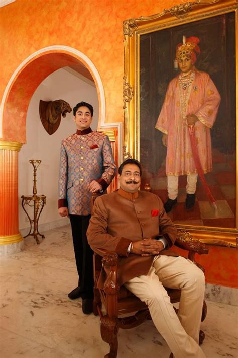 H.H. Maharaja of Bharatpur with his son | Royal family, Royal, Singh