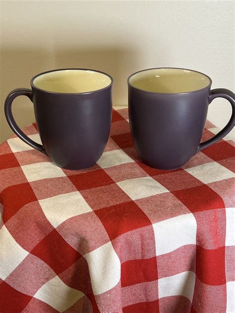 Noritake Colorwave Purple Coffee Mug 8486 Excellent Condition! | eBay